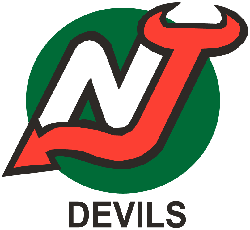 New Jersey Devils 1982 83 Unused Logo iron on paper